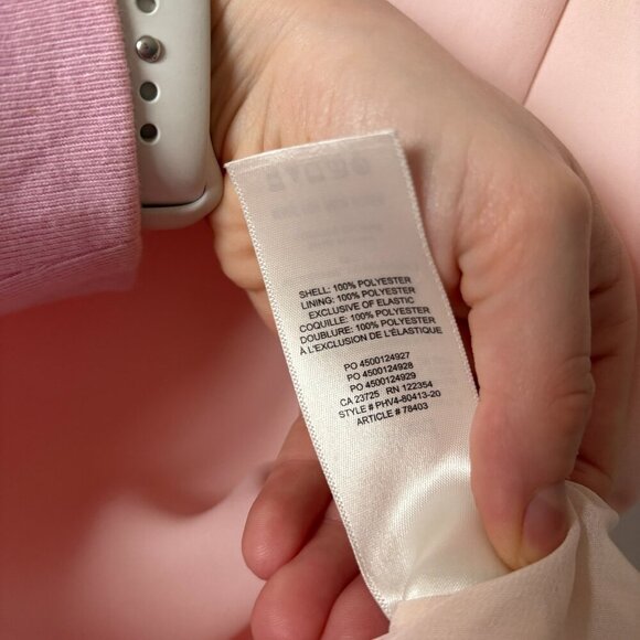 Aritzia Wilfred Novella Midi Dress Soft Pink Blush Size 0 - Picture 11 of 11